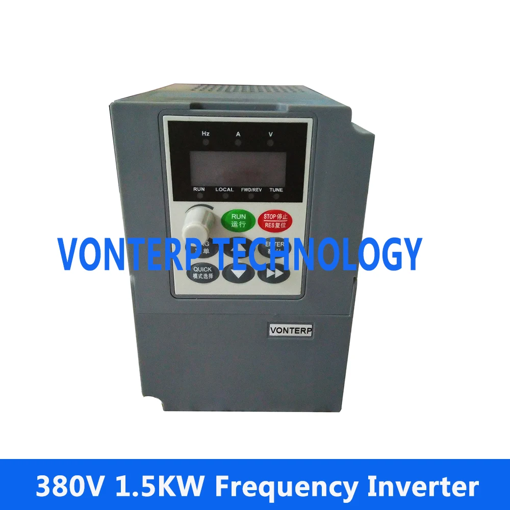 

1.5kw VFD inverters 1500watt 380V AC Variable Frequency Drives for 1.5KW 0-300Hz