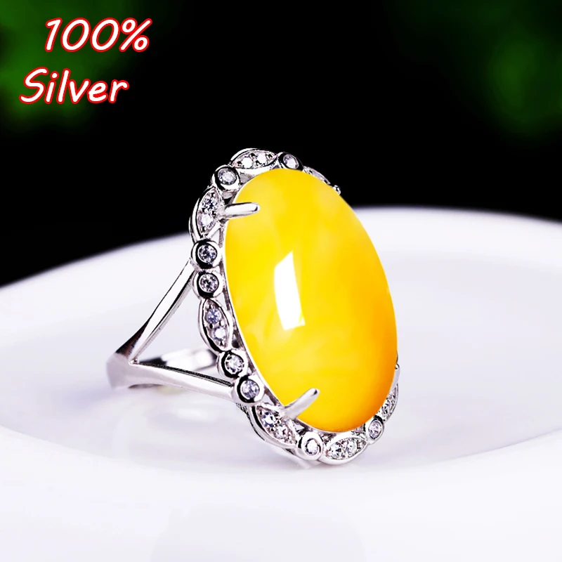 13*21mm 925 Sterling Silver Ring Setting Oval Cabochon Base Adjustable
