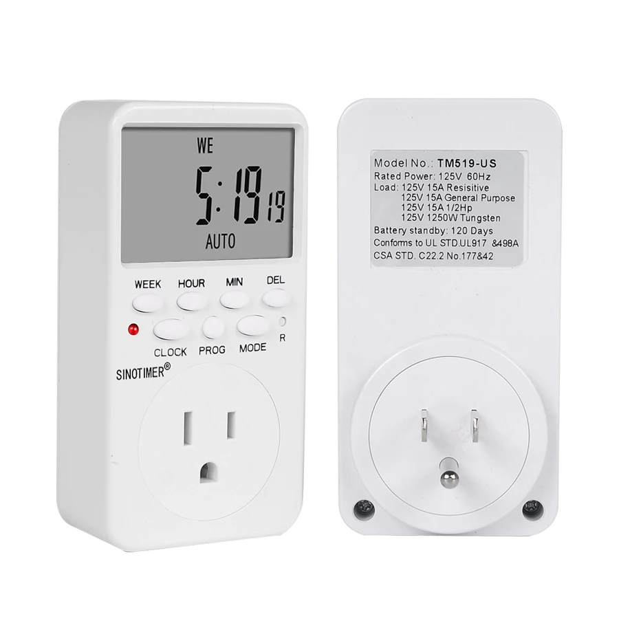 TM519 BR EU UK US IL IT 220V 110V Time plug Timer AC Plug Power Socket Switch Outlet Clock Programmable Plug|Таймеры| |