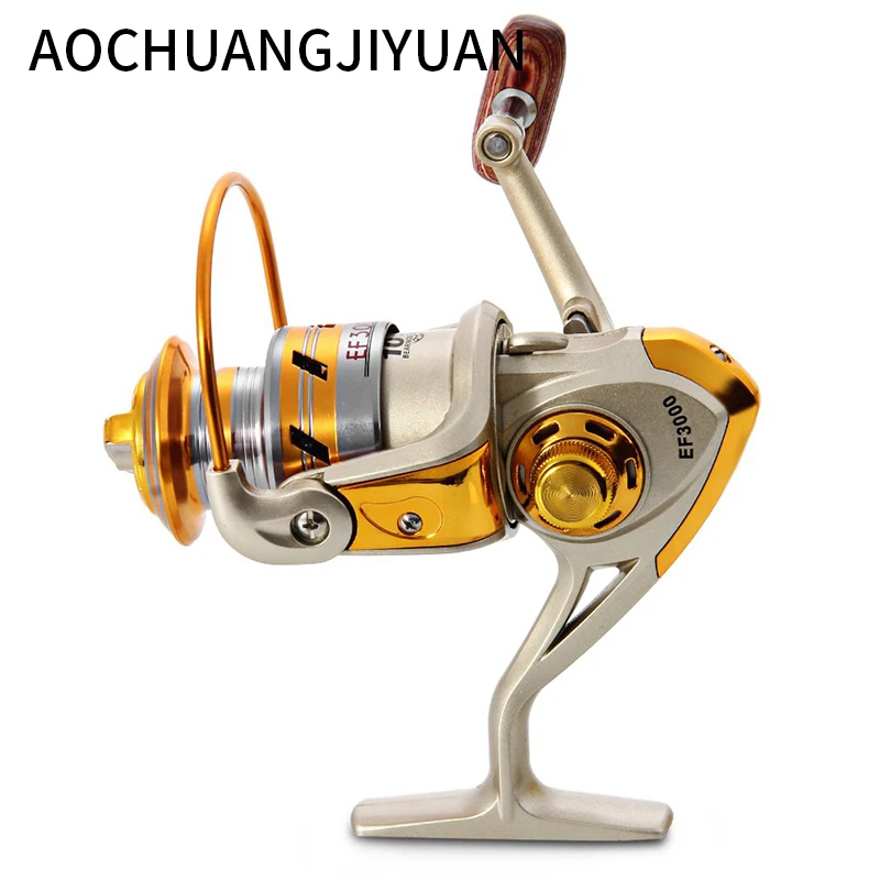 

2016 Hot Sale EF1000 - 7000 Series Aluminum Spool Superior Ratio 5.5:1 Spinning Fishing Reel Spinning Reel