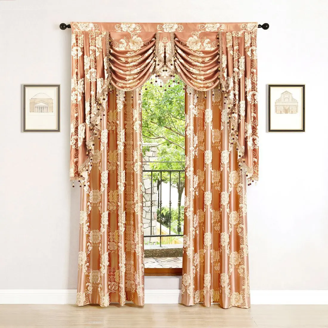 Топ модные шторы Европейский стиль подзор для Pelmet окна затемненные роскошные ткани для спальни гостиной