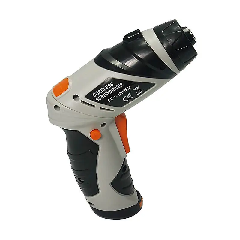 6V Battery Cordless Screwdriver Electric with 16pcs screwdriver heads