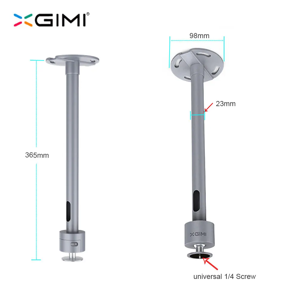 XGIMI البروجكتور شماعات السقف جدار جبل مع ارتفاع قابل للتعديل ل XGIMI H2 H1 CC أورورا/Z4 أورورا/ XGIMI Z3/Z6 XGIMI البروجكتور شماعات السقف جدار جبل مع ارتفاع قابل للتعديل ل XGIMI H2 H1 CC أورورا/Z4 أورورا/ XGIMI Z3/Z6