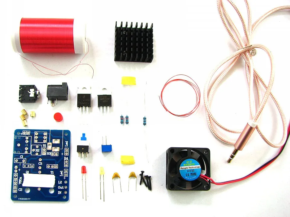 

Musical tesla coil mini Plasma loudspeaker Electronic welding Kit soldering kit diy
