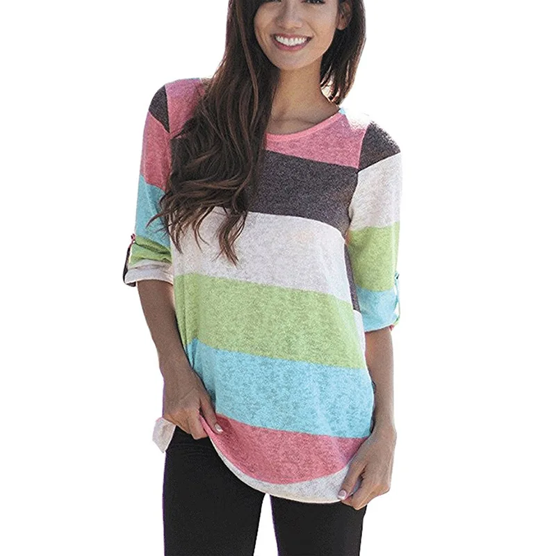 2017 Female T-shirt Plus Size Women's Top Clothes for Pregnant Women Striped Fashion t shirts Maternity Button Sleeves Clothing 2017 Female T-shirt Plus Size Women's Top Clothes for Pregnant Women Striped Fashion t shirts Maternity Button Sleeves Clothing