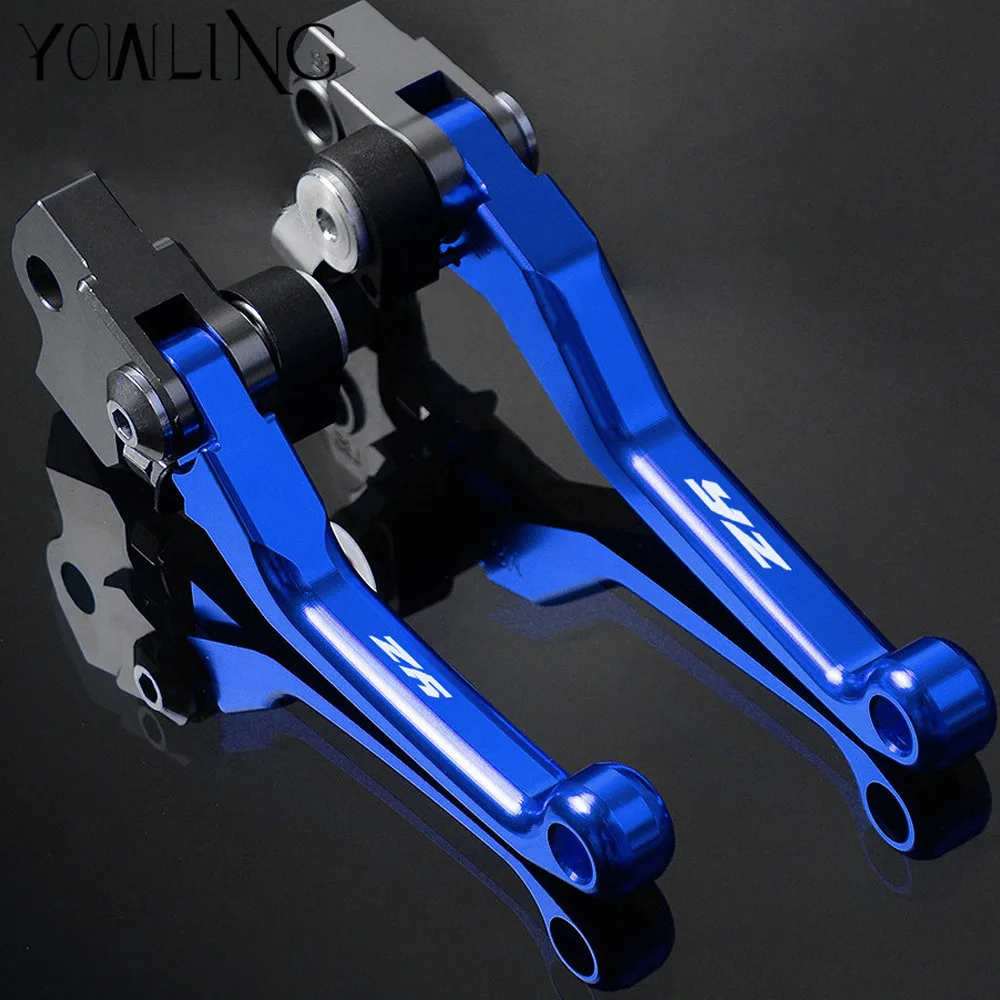 Black MZS Pivot Levers Brake Clutch CNC compatible Yamaha YZ250FX 2015-2018// YZ450FX 2016-2018