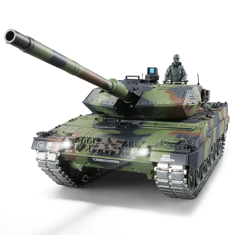 

1:16 German Leopard 2 A6 RC Main Battle Tank 2.4GHz Multi-frequency remote control tank best gift for Military fans and child