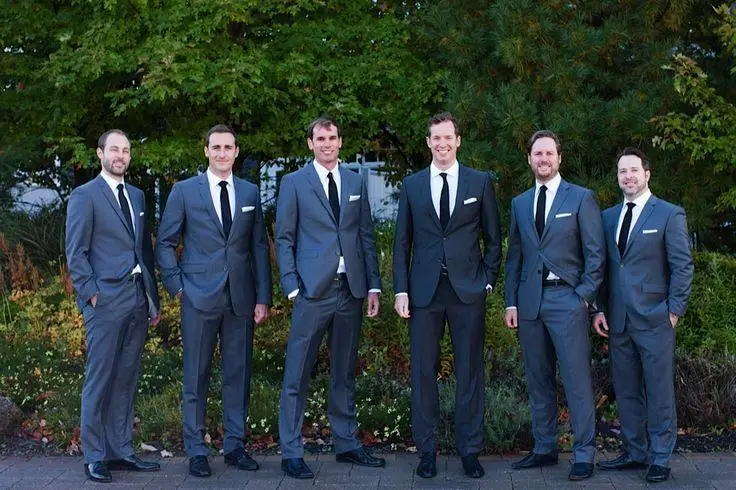 2017 Handsome Men Suits Dark Navy Groomsmen Tuxedos Slim Fit Prom 2017 Handsome Men Suits Dark Navy Groomsmen Tuxedos Slim Fit Prom Party Custom Made Bespoke Wedding For M47 In From S Clothing