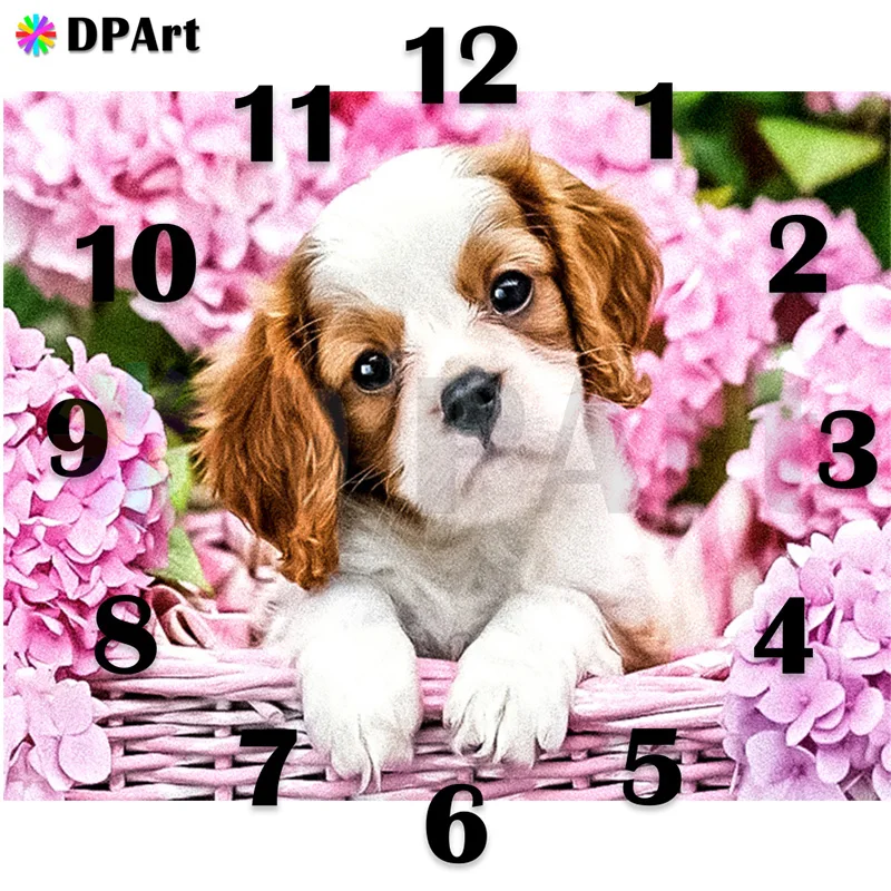 Günstig Foto Nach Uhr Diamant Malerei Voll Platz Runde 5D Nach Private Persönliche Anpassung Uhren Kreuz Stich DIY M585