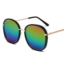 Солнцезащитные очки с круглой оправой в западном стиле