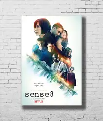 Sense 8 сезон 2 ТВ серии 2017 США шоу стикер на стену украшение дома Шелковый художественный плакат