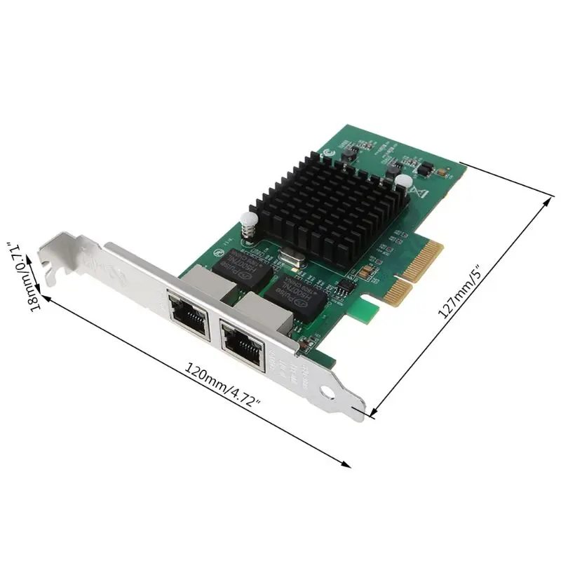 RJ45 RJ-45 двухпортовый 82576 PCI Express Gigabit Ethernet серверный адаптер PCI-E Gigabit Ethernet E1G42ET