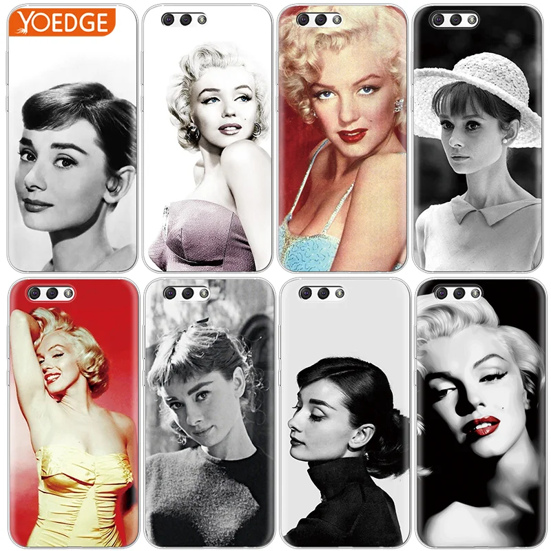 

For Asus Zenfone 3 4 5 Selfie Pro Zoom Live L1 Go ZE554KL A500CG ZA550KL ZB501KL ZD553KL Audrey Hepburn Marilyn Monroe Case