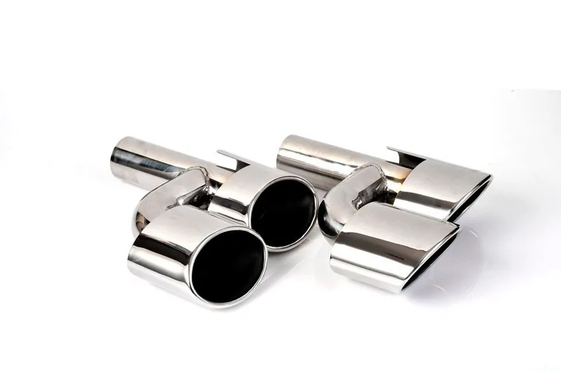 US $101.89 Hot For Mercedes Benz CClass C63 C65 W204 Exhaust Muffler Tip Stainless Steel Pipe