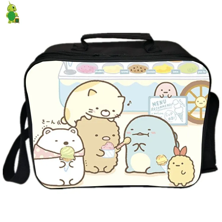 Мультфильм Sumikko urashi ланч-мешок свежего хранения охлаждающая сумка теплоизоляционные сумки для обедов Icepack Женская Мужская сумка для пикника - Цвет: 5