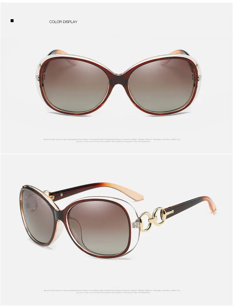 Роскошные поляризационные солнцезащитные очки женские брендовые дизайнерские Звездные тренды женские наружные оригинальные