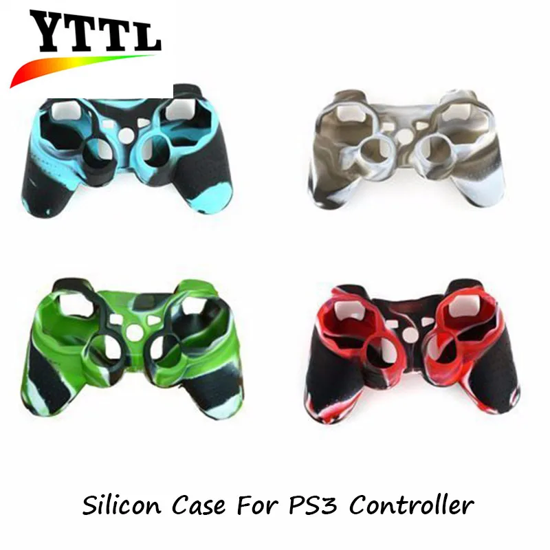 

4Pcs Mix Colors \ Lot High Quality Premium Super Grip Silicon Protective Skin Case Cover for PS3 Remote Controller