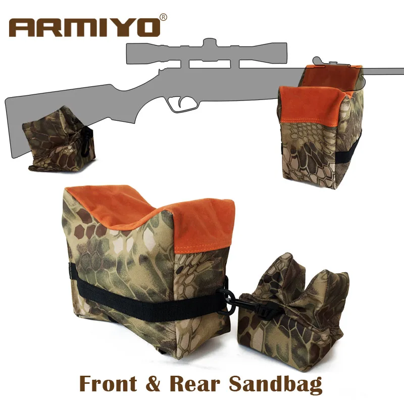 Armiyo передний и задний пистолет песочный мешок сошки поддержка винтовка с песком без песка снайперская охотничья мишень стенд стрельба аксессуары