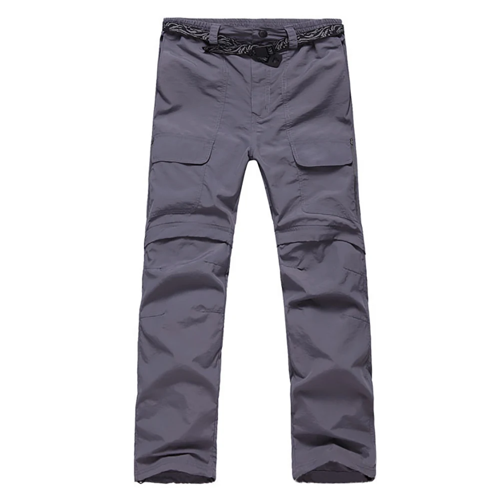 Men Quick Dry Pants Removable to Breathable Travel Trousers -in Casual ...