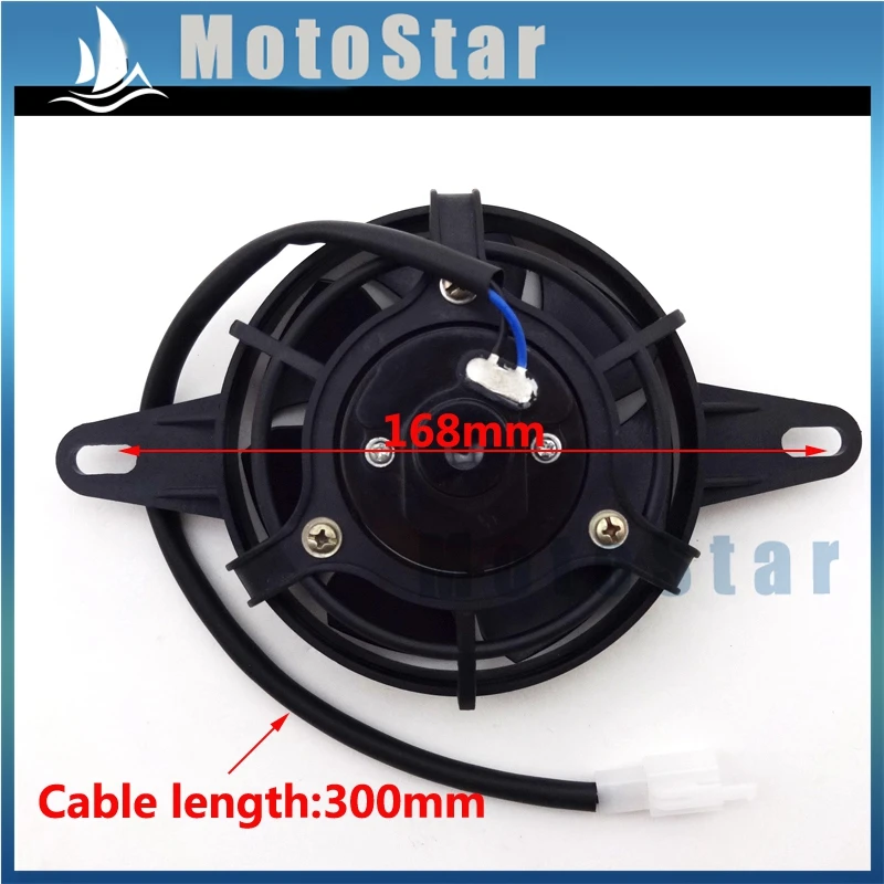 

Oil Cooler Water Cooler New Electric Radiator Cooling Fan For Chinese ATV Quad Go Kart Buggy Motorcycle 150cc 200cc 250cc