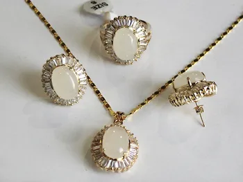 

natural Jewelry Black Shell Pearl Pendant Necklace Earrings Ring Set AAA style 100% Natural gem Noble Fine jewe