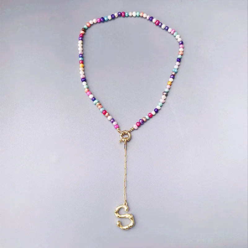 Богемное ожерелье с воротником erkek kolye, ожерелье с пресноводным жемчугом, роскошное массивное длинное ожерелье, женское ювелирное изделие