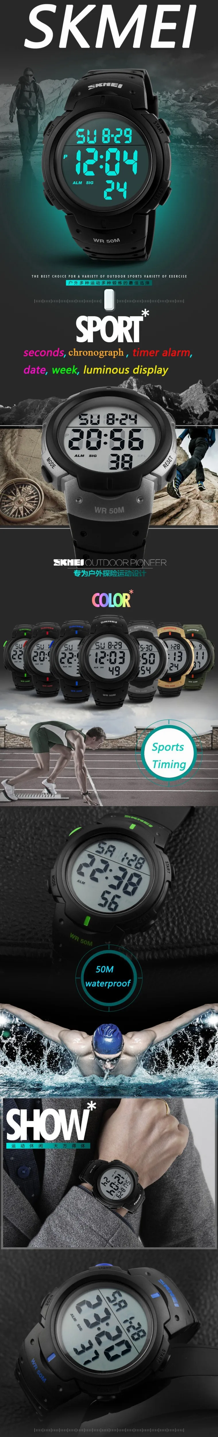 Топ бренд G Стиль Шок цифровые часы мужские спортивные военные часы погружение плавание 50 м водонепроницаемые наручные электронные часы светодиодный Reloj