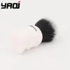 Yaqi 30mm Large Size Knot White Resin Handle Synthetic Hair Tuxedo Knot Men Shaving Brush ► Photo 2/5
