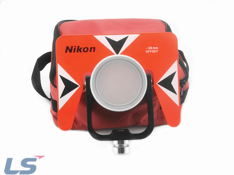 

NEW RED NIKON SINGLE PRISM FOR NIKON TOTAL STATION -30/0mm