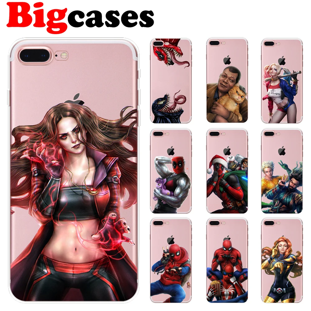 Мягкий чехол из ТПУ для iphone 7 8 6 6S Plus X XS Max XR 5 5S SE силиконовый телефона с