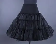 Tutu Skirt Silps Swing Rockabilly Petticoat Underskirt Crinoline Fluffy Pettiskirt For Wedding Bridal Retro Vintage Women Gown