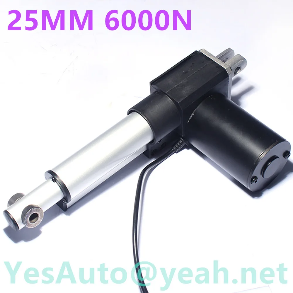 

12VDC 24VDC 25mm stroke 42mm/s fast speed 6000N 600KG heavy duty DC W01 new linear actuator