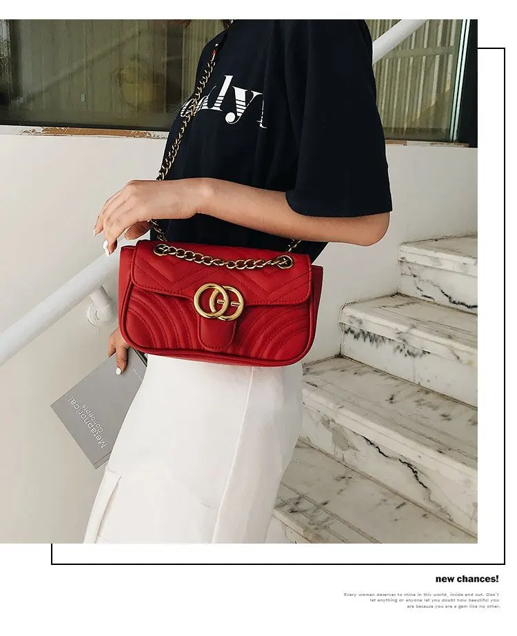 Женская клетчатая сумка на плечо из искусственной кожи, большая сумка-мессенджер на цепочке, известный бренд, дизайнерская Классическая модная женская сумка, сумка через плечо
