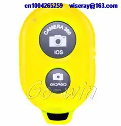 DHL/EMS 100 ШТ. Желтый Беспроводная Связь Bluetooth Камеры Дистанционного Управления таймер Автоспуска Затвора Сэм + сун 3o