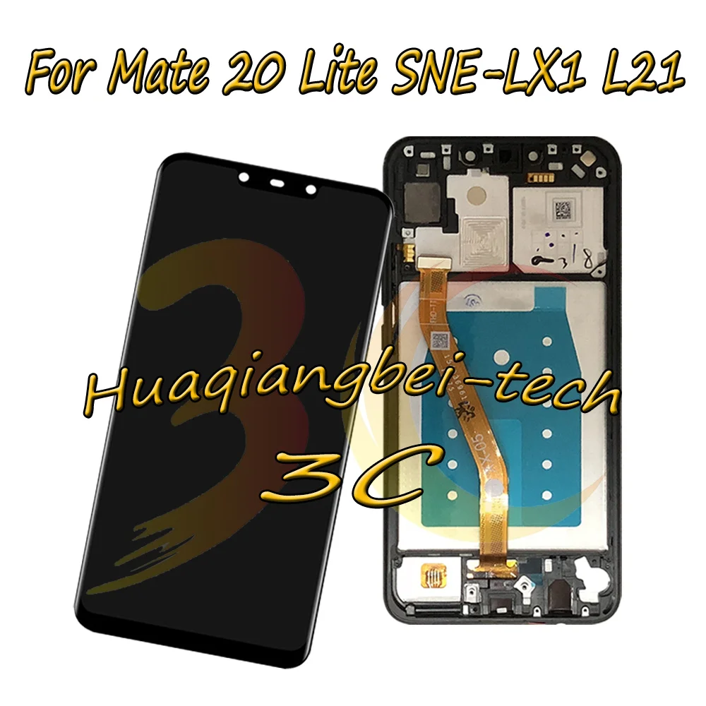 6 3 ''для Huawei Mate 20 Lite SNE LX1 L21 LX3 LX2 L23 L01 ЖК дисплей сенсорный экран дигитайзер в