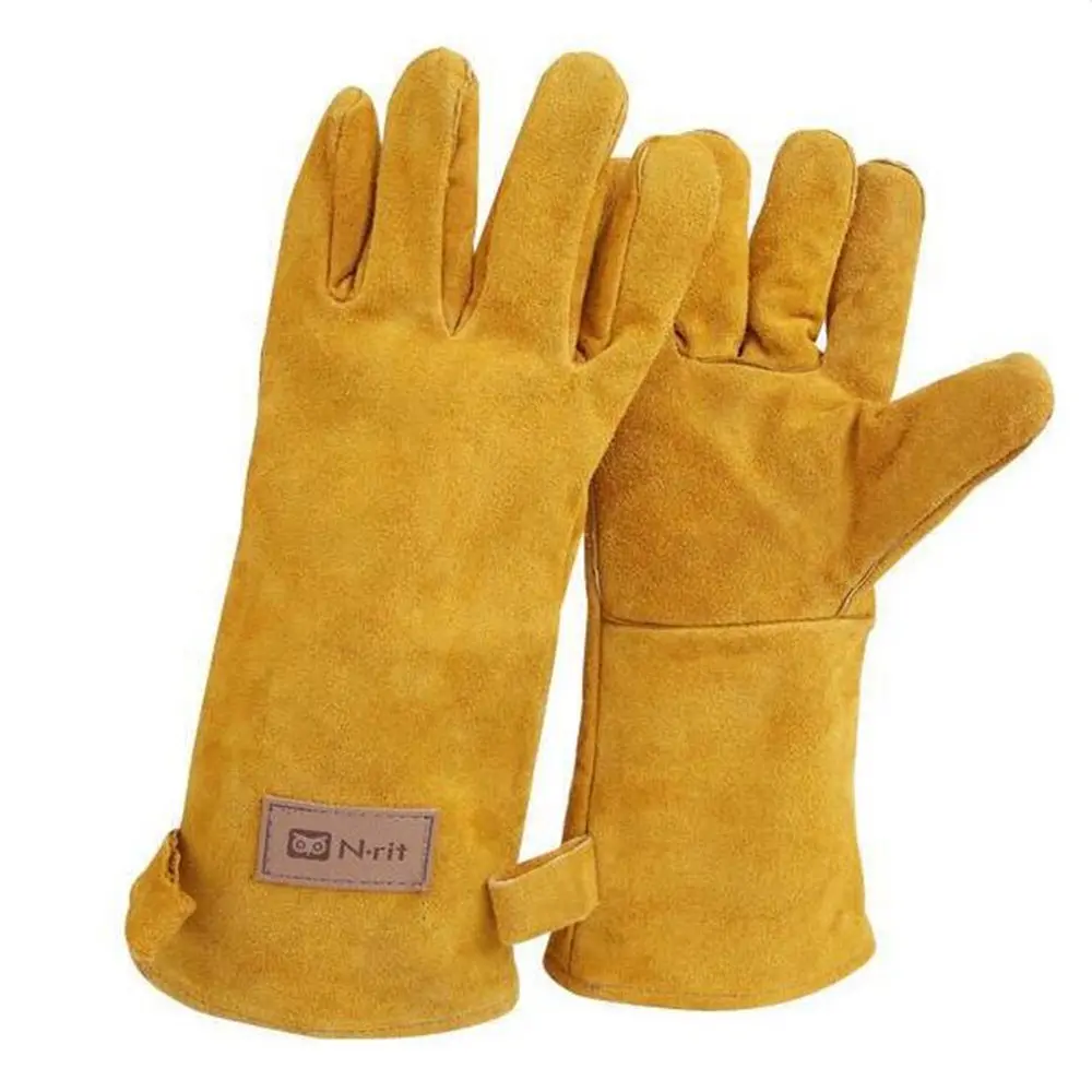 

Double Layer Thickened Leather Handling Maintenance Safety gloves