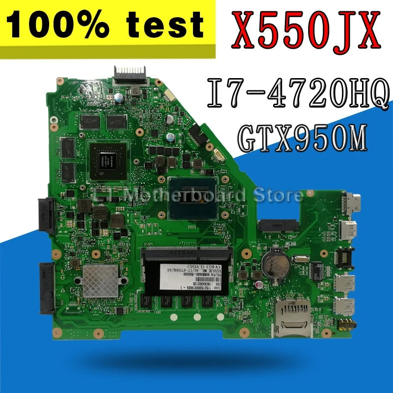 X550JX motherboard GTX950M I7 4720 for ASUS X550J FX50J A550J K550J