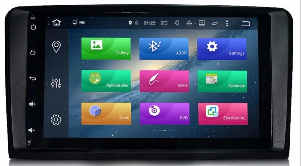 Best 9"Android 8.0 Two Din 9 Inch Car DVD Player Stereo System For Mercedes/Benz/AMG R Class W251 R300 R350 R63 4G RAM WIFI Radio GPS 1