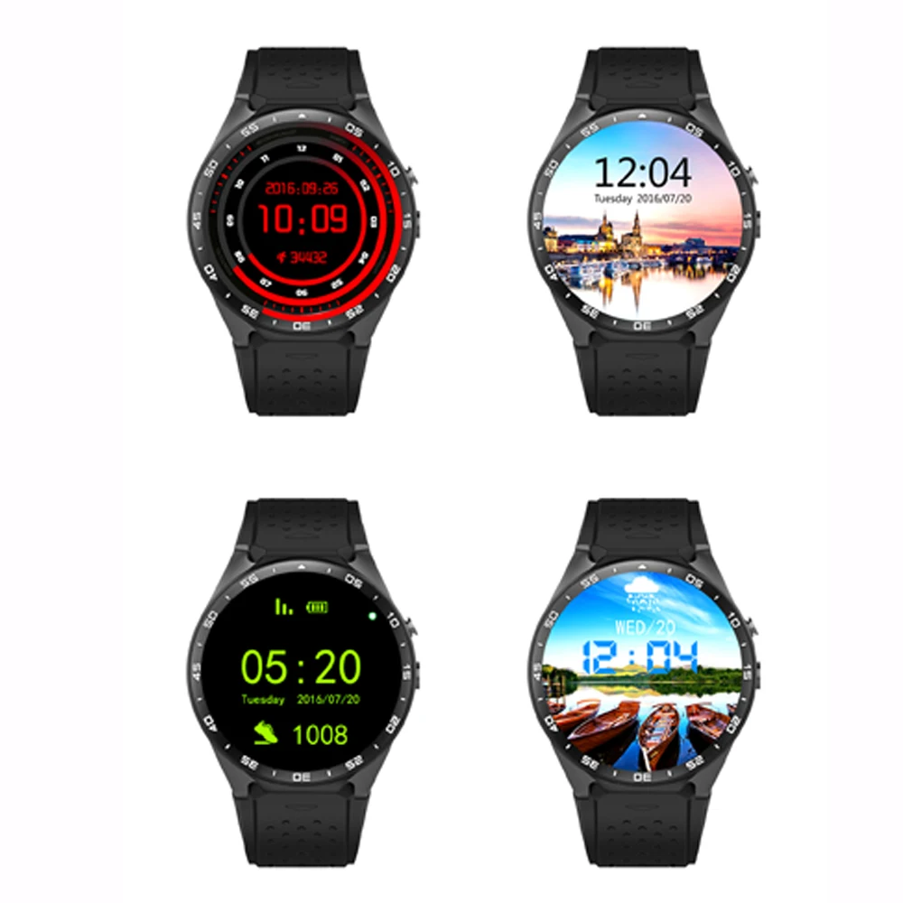 New 3G font b Smartwatches b font Android Phone Watch Wristwatch With Pedometer 2 0MP Camera