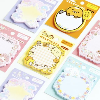 

1pack/lot Kawaii Mini Memo Japanese Cute Cartoon Lazy Egg Rabbits Star Paper Sticky Note School Office Memo Multifuntion Design