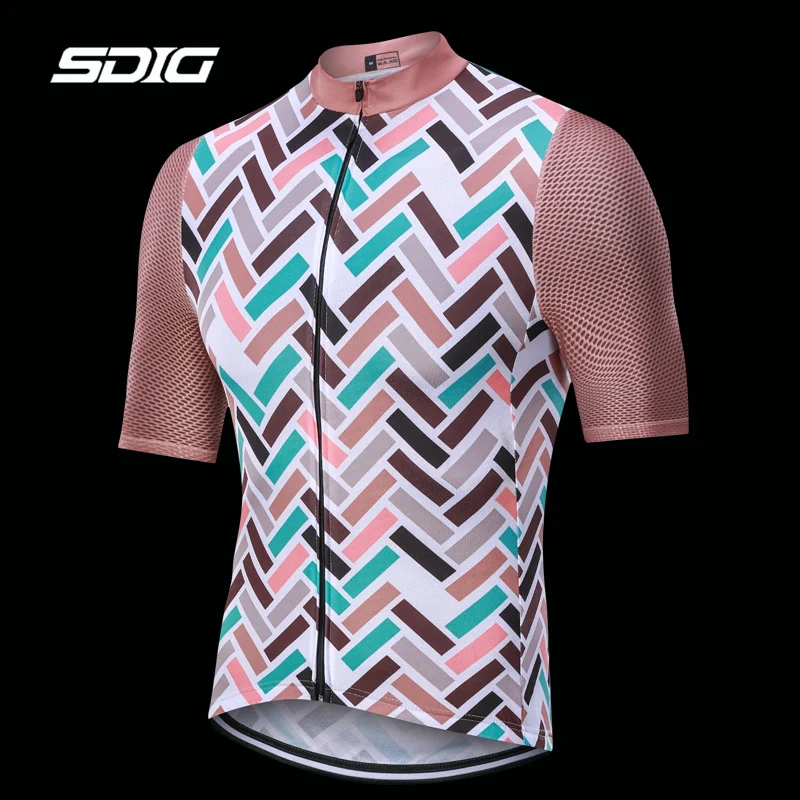 

SDIG Men Cycling Jersey MTB Bike Jersey maillot ciclismo Cycling Clothing Factory Directly Sale Bike Wear camisa ciclismo