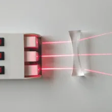 Трехстрочный лазер с магнитное притяжение, параллельный источник, полупроводниковый преподавания физики, трехлинейный лазерный источник