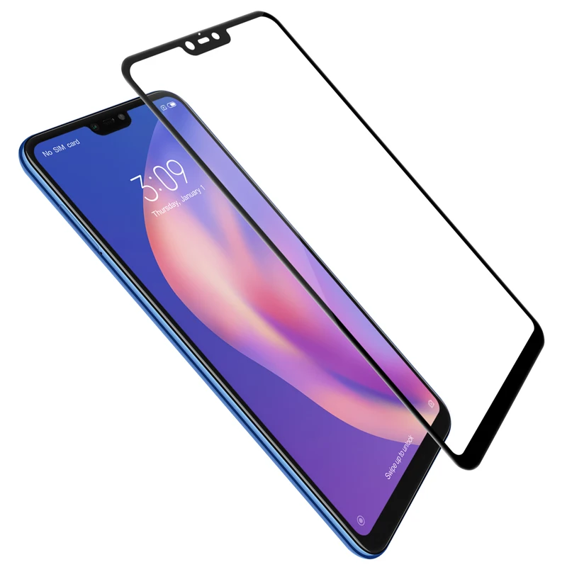 

Tempered glass on the for xiaomi mi 8 lite light screen protector full cover protective film ksiomi xiomi mi 8 lite mi8 8lite