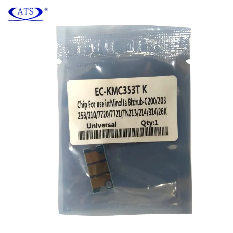 

Toner Cartridge Chip For Konica Minolta C 200 203 253 210 7720 7721 Compatible C200 C203 C253 C210 C7720 C7721 Copier Supplies