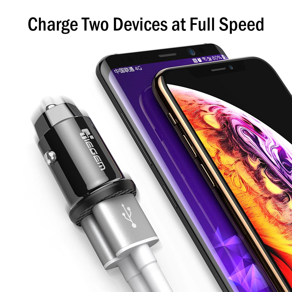 TIEGEM البسيطة 3.1A المزدوج USB شاحن سيارة للجوال هاتف لوحي العالمي سريع شاحن سيارة-مهايئ شاحن ل فون X XS 8 7 TIEGEM البسيطة 3.1A المزدوج USB شاحن سيارة للجوال هاتف لوحي العالمي سريع شاحن سيارة-مهايئ شاحن ل فون X XS 8 7