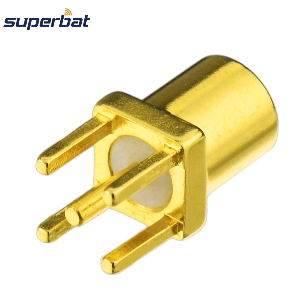 Female PCB Mount RF Coaxial Connector for Electronic Components