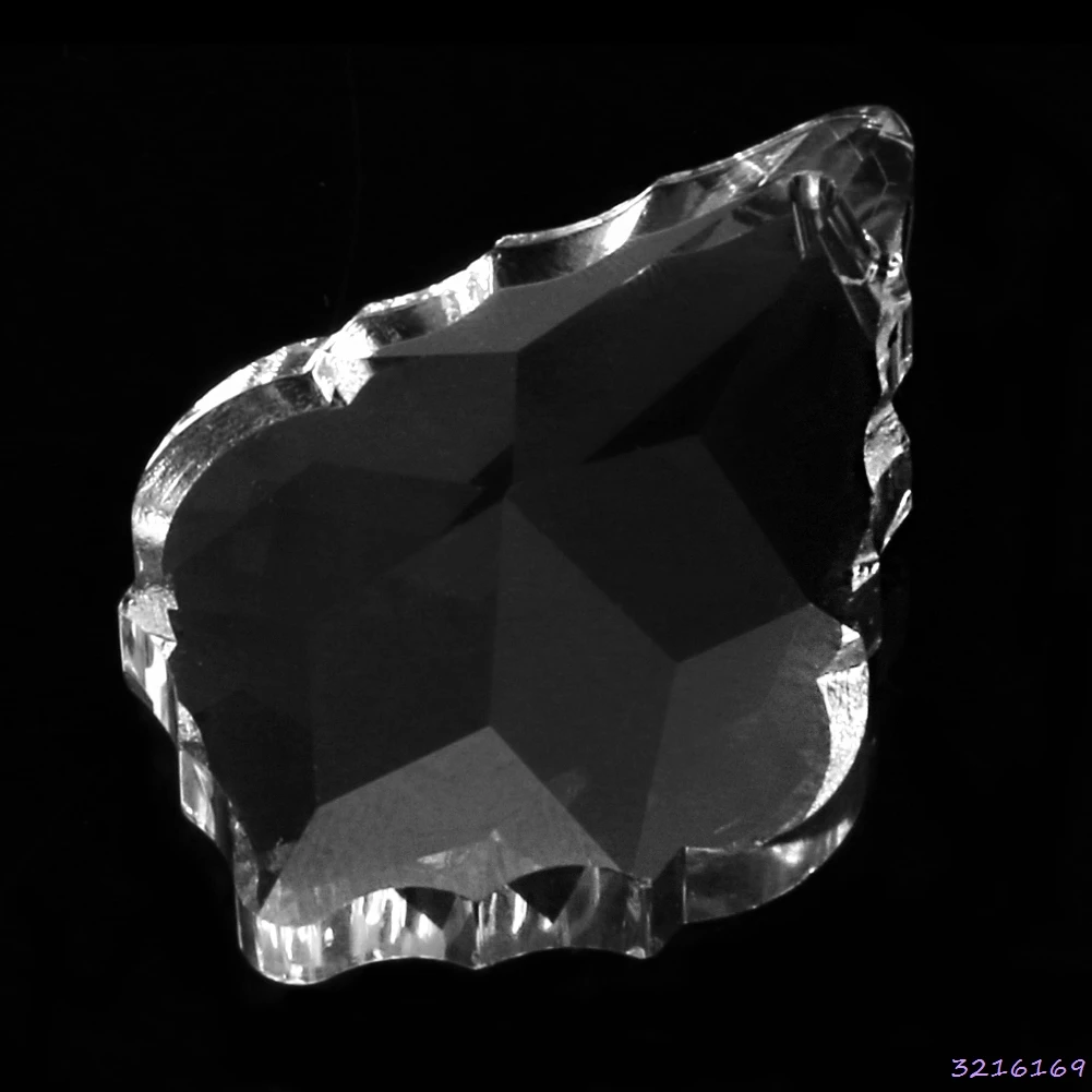 Прозрачное стекло люстры кристаллы Ламповые призмы части Висячие капли подвески 38мм-43