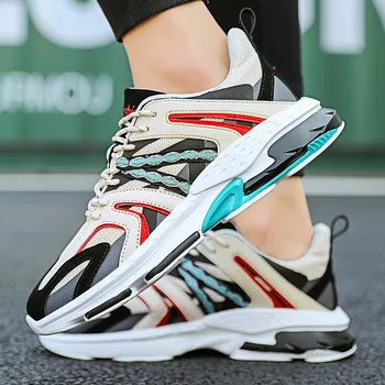 

The latest men's printing men's sports shoes flat men's casual shoes comfortable men's shoes breathable mesh sports Hombre