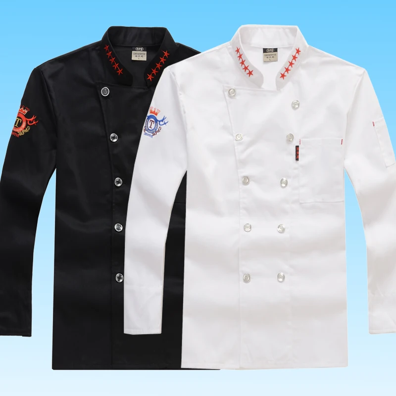 Униформа шеф-повара с длинными рукавами Рабочая Униформа шеф-повара куртка одежда для повара