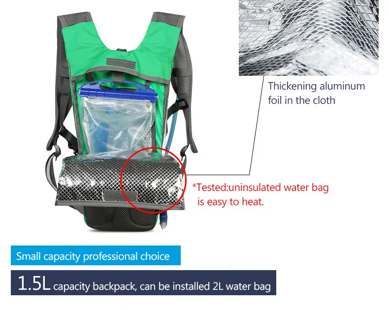 Top Bicycle Bag 1.5L Sport Water Bag Cycling Multifunctional Backpack mtb cycling bike bags 5